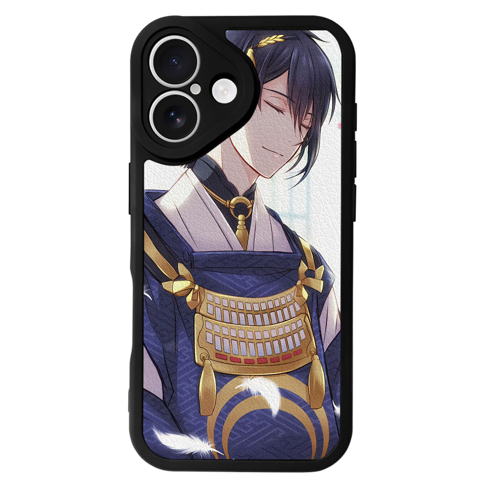 （画像用） 刀剣乱舞 Touken Ranbu 【iPhone 16シリーズ対応】シリコンスマホケース（レザー調） 材質：シリコン